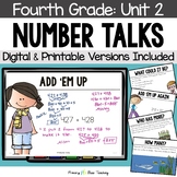 Fourth Grade Number Talks Unit 2 for Building Number Sense