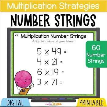 Preview of Number Talks - Number Strings for Multiplication Strategies and Number Sense