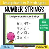 Number Talks - Number Strings for Multiplication Strategie