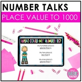 Number Talks Place Value to 1000 for Second Grade