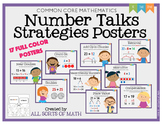 Number Talks Strategies Posters {Kinder to 2nd Edition}