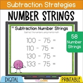 Number Talks - Number Strings - Subtraction Number Sense &