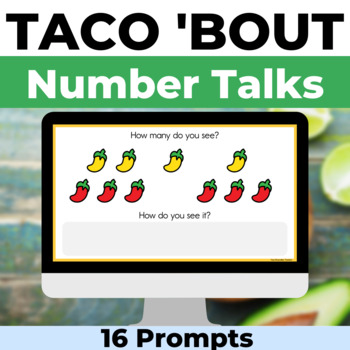 Preview of Number Talks | Taco Themed