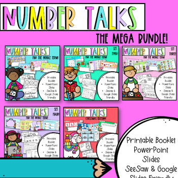 Preview of Number Talks | The MEGA bundle | Daily Review |