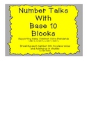 Number Talks Using Base 10 Blocks