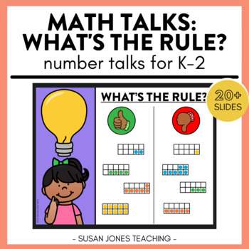 Preview of Number Talks: What's the Rule? Concept Attainment Slides