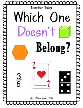 Preview of Number Talks:  Which One Doesn't Belong?