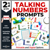 2nd Grade Number Talks: Printable & Digital Task Card Bund