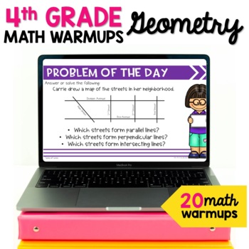 Preview of Geometry Math Warmups