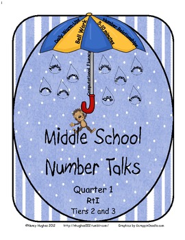 Preview of Number Talks for Middle School
