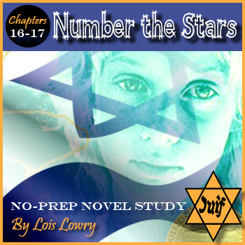 Preview of Number The Stars ASSESSMENT Questions or QUIZ Editable Chapters 16-17