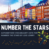 Number The Stars Vocabulary List