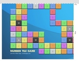 Number Tile Math Game from Johnnie's Math Page