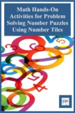 Math Hands-On Activities for Problem Solving Number Puzzle