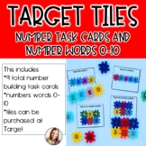 Number Tile Task Cards-Back to School-Free