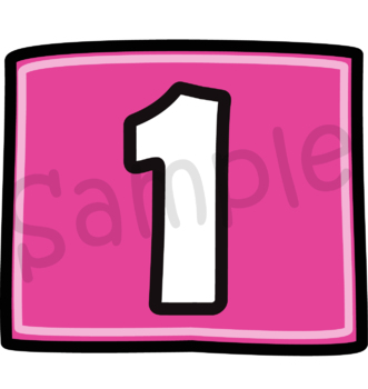 pink number 1