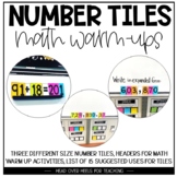 Number Tiles For Math Warm-Ups