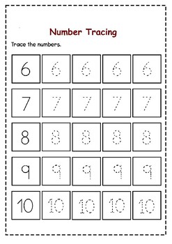 Number Tracing 1-100 For Kindergarten - Number Tracing Worksheets PDF