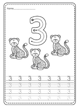 Number Tracing Activity: Learn to Trace Numbers 1-10 | TPT