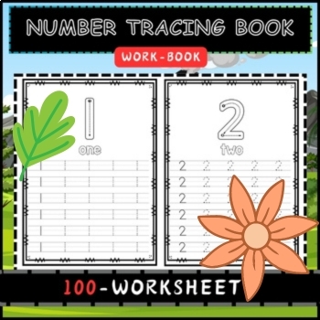 Preview of Number Tracing Book for Preschoolers