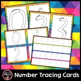 Number Tracing Cards