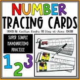 Number Tracing Cards | Write and Wipe Practice