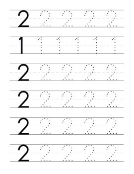 Number Tracing For Preschoolers and Children : Simple math for toddlers