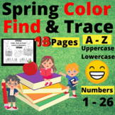 Number Tracing Teaching Resources Spring Color Find Trace 