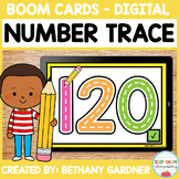 Number Tracing Within 120 - Boom Cards - Counting - Number