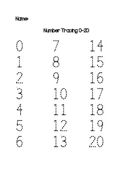 number tracing worksheet pack by wright on learning tpt