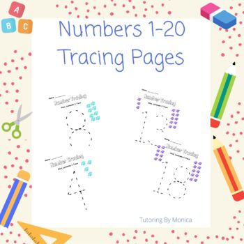 Preview of Number Tracing Worksheets