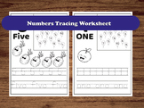 Number Tracing Worksheets 1-10, Preschool Worksheet Printa