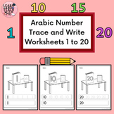 Number Tracing and Writing 1-20 Worksheets