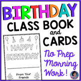 Summer Happy Birthday Cards and Class Book Writing Activit