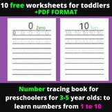 Number Tracing book for Preschoolers For Kids Ages 3-5
