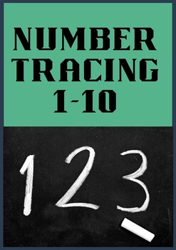 Preview of Number Tracing & counting Book