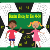 Number Tracing for Kids 41-50