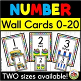Number Wall Cards 0 to 20