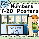 HWT Number Wall Cards 1-20 Handwriting Without Tears