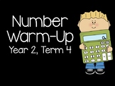 Number Warm Up Year 2 - AUSSIE