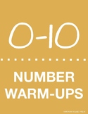 Number Warm-ups 0-10