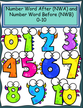 Preview of Number Word After (NWA) and Number Word Before (NWB) 0-10
