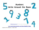 Number Word Write Around the Room