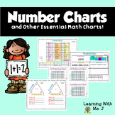 Number Words Chart and other Essential Number Charts