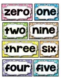 Number Words & Digits (Classroom Display + Student Sizes)