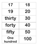 Number Words Matching