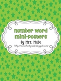 Number Words Mini-Posters