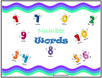 Preview of Number Words One to Ten