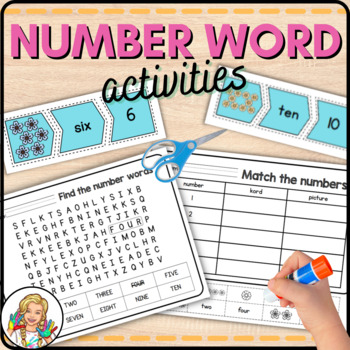 Numbers Words Worksheets