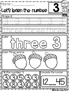 number worksheets 1 20 by smart lady teachers pay teachers